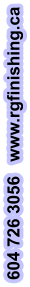 604 726 3056   www.rgfinishing.ca